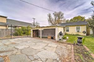 a house with a fence and a patio at Sunny Sierra Valley Cottage Hike and Explore! 