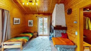 Postel nebo postele na pokoji v ubytování Ferienhaus Rehbock RB0