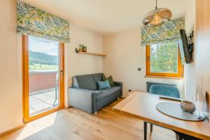 Posezení v ubytování Ferienhaus Holzer