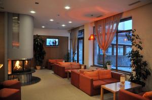 Χώρος καθιστικού στο Villa Park Guest Apartments