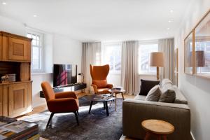 Posezení v ubytování Boutique Apartments Bezau