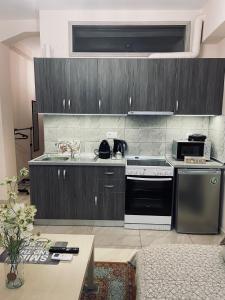 A kitchen or kitchenette at G&M Luxury Studios