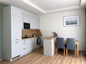 Köök või kööginurk majutusasutuses Apartmán Plešivec u sjezdovky