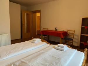 Voodi või voodid majutusasutuse Hotel Kammerhof toas
