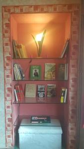 Knihovna v bed and breakfast