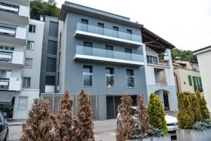 O edifício onde o apartamento está situado