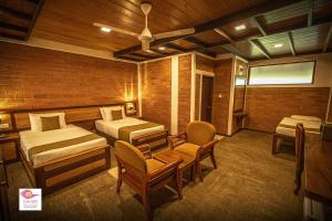 Postel nebo postele na pokoji v ubytování Kaveri Resort Sigiriya + 37 fotografií