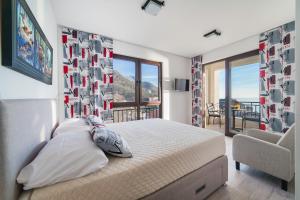 Cama ou camas em um quarto em Villa Mona 2
