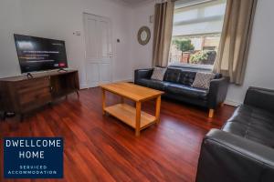 Zona d'estar a Dwellcome Home Ltd 3 Bedroom Boldon House - see our site for assurance