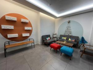 Posezení v ubytování Vrest Hotel