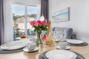 Posedenie v ubytovaní Seaside Apartamenty - Olimpijska 2 Mielno - Sauna & Fitness & Parking - w cenie pobytu