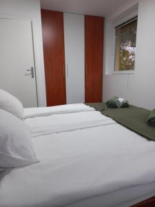 Un pat sau paturi într-o cameră la Vila Banda