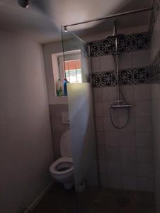 Et badeværelse på Appartement T2 au Cap Brun Toulon