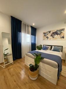 Postel nebo postele na pokoji v ubytování Hostal Orange Vibes
