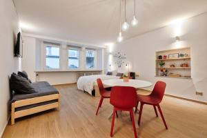 Χώρος καθιστικού στο Lauben Flat Bolzano