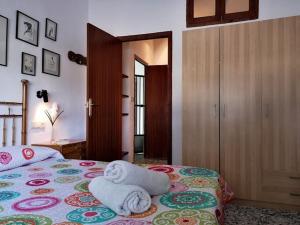 Postel nebo postele na pokoji v ubytování Casa Rural La Colina