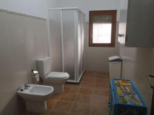 Koupelna v ubytování Casa Rural La Colina