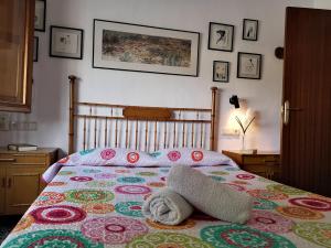 Postel nebo postele na pokoji v ubytování Casa Rural La Colina