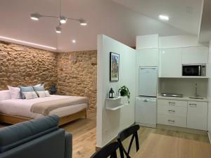 A kitchen or kitchenette at Morada Atlántica