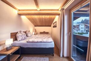 Postel nebo postele na pokoji v ubytování Haus Josef-Herold-Straße 17a