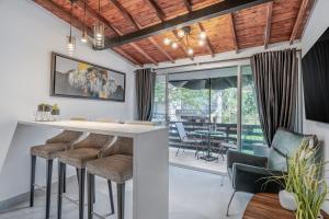 Posezení v ubytování Viktory Boutique Hotel