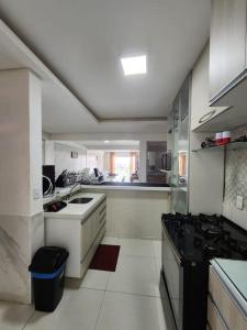 Dapur atau dapur kecil di Aquaville Resort Porto das Dunas