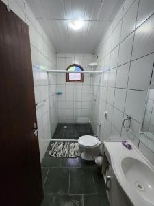 Koupelna v ubytování recanto paraty mirim