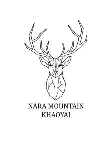 a geometric head of a deer with antlers vector illustration illustration at Naramountainkhaoyai รถบ้าน in Ban Tha Chang