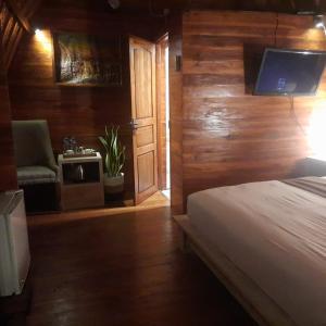 Posteľ alebo postele v izbe v ubytovaní Light Blue Villa
