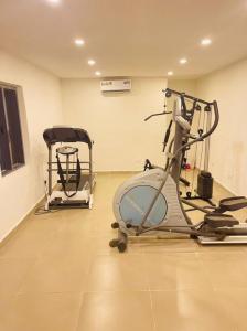 Pusat kecergasan dan/atau kemudahan kecergasan di Elegant 3 bedrooms apartment ikoyi