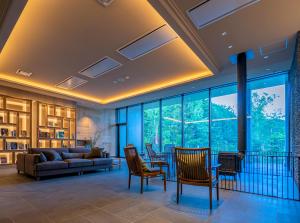 O zonă de relaxare la Okujozankei Onsen Kasho Gyoen