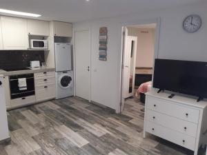 Kuchyň nebo kuchyňský kout v ubytování Lucky House