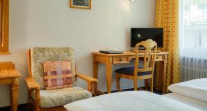 Postel nebo postele na pokoji v ubytování Walliserhof