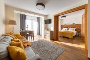 Posteľ alebo postele v izbe v ubytovaní Orkana Home