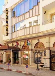 a rendering of the front of a hotel at Perla Hôtel in Fès