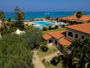 an aerial view of a resort with a swimming pool at Villaggio Torre Ruffa Robinson in Capo Vaticano