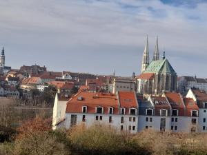 Výhľad na mesto Zgorzelec alebo výhľad na mesto priamo z apartmánu