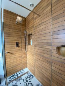 Koupelna v ubytování O Bain Soleil