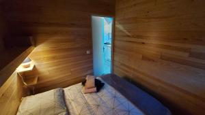 Chalet Sanset客房内的一张或多张床位