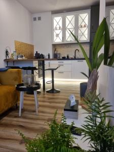 Część wypoczynkowa w obiekcie Apartament Wyspiański