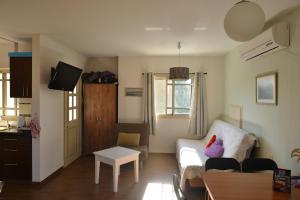 TV a/nebo společenská místnost v ubytování Rothschild Galilee Hospitality