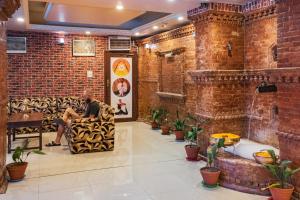 Posezení v ubytování Hotel Nepalaya