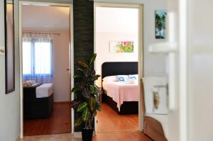 Postel nebo postele na pokoji v ubytování Apartment Lavender