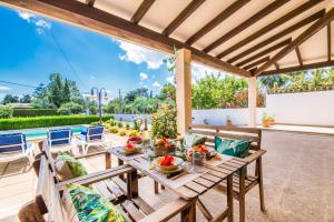 Balkón nebo terasa v ubytování Ideal Property Mallorca - Ca na Tonina