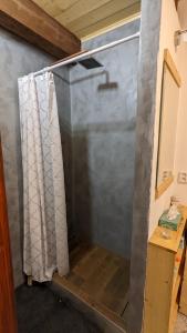 Koupelna v ubytování Chajdaloupka