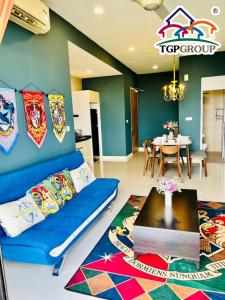 Istumisnurk majutusasutuses Legoland D'PRISTINE Apartment By TGP