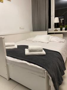 Posteľ alebo postele v izbe v ubytovaní EXPO KRUPÓWKI 60 APARTMENT