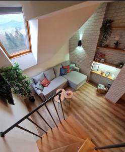 Χώρος καθιστικού στο Apartman Pile