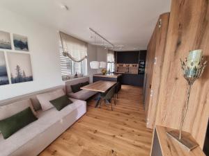 Kuchyň nebo kuchyňský kout v ubytování Apartment Deluxe Ossiacher See - Gerlitzen