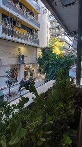 - une vue sur un bâtiment avec des plantes devant lui dans l'établissement Urban Hide, à Thessalonique